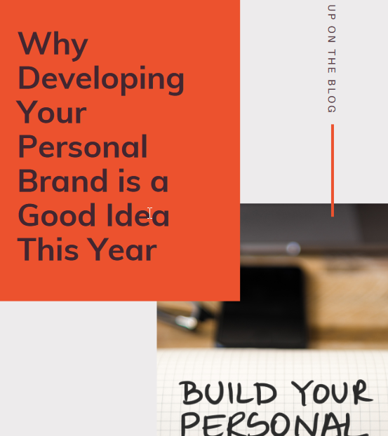 Why developing your personal brand is a good idea this year