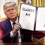 Trump pushes for CLARITY Act passage alongside crypto leaders